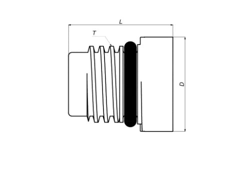 Henco Vision collecteur bouchon 3/4 M - blanc