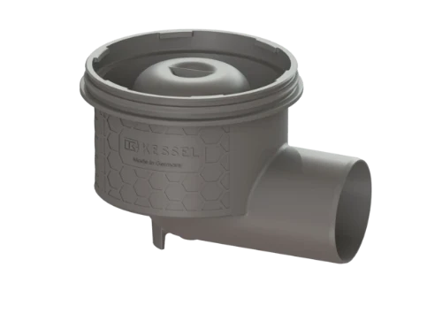 KESSEL Systeem 125 basiselement m zij-afvoer PP DN 75 1,8l/sec