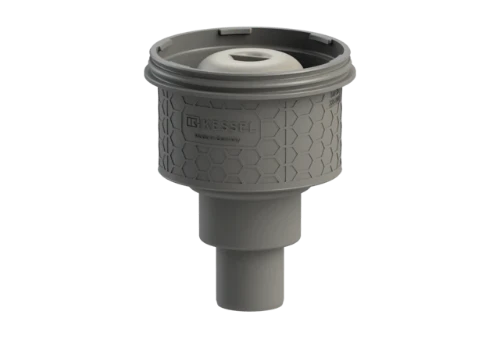 Kessel Practicus PP siphon de sol 50 mm - verticale - garde d'eau 50mm - 1,8 l/sec