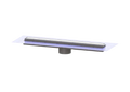 Kessel Linearis Comfort douchegoot opzetstuk zonder SIFON 850mm, met doek RVS