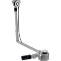 Geberit Uniflex évacuation baignoire avec bouton-poussoir PushControl, d52, longueur 50 cm, avec set de finition: Chromé brillant, d=40/50mm
