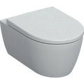 Geberit iCon cuvette suspendue PACK Rimfree (cuvette suspendue + abattant avec Softclose) sans bride - blanc KeraTect - LxP530 mm