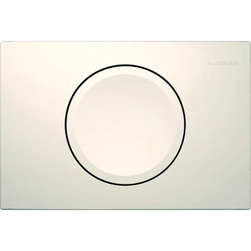 Geberit Delta15 plaque de commande - pour rinçage go/stop - blanc alpine