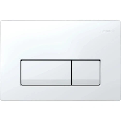 Geberit Delta50 plaque de commande - pour rinçage avec 2 quantités - blanc alpine