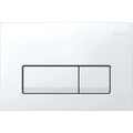 Geberit Delta50 plaque de commande - pour rinçage avec 2 quantités - blanc alpine