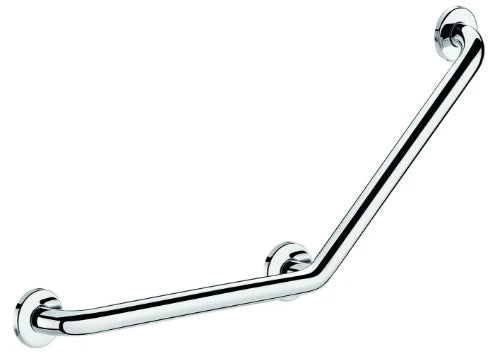Delabie barre à 135° 3 points fix 400x400 - dia 32mm inox poli brillant