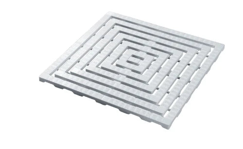 DELABIE Caillebotis antidérapant plastique blanc semi-rigide