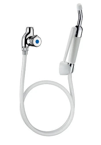 LAVE-PANNES DELABIE HOSPITAL 0,8 M - 1/2 FF rob. d'arrêt + douchette à gâchette à brise-jet