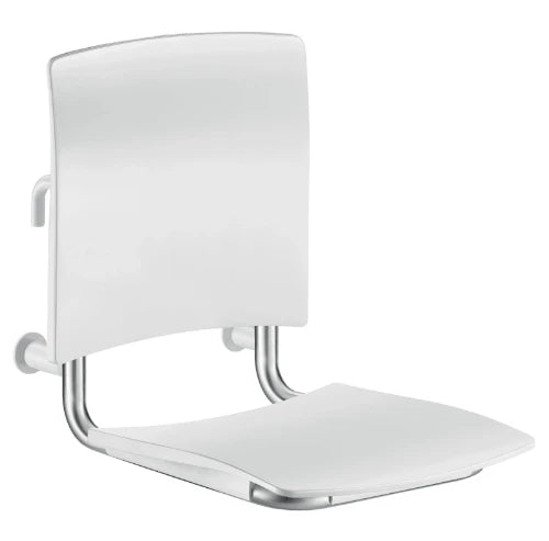 SIEGE MONTEE DOUCHE 420 - 590 o 510 ! CM 32 MM satiné rvs amovible à suspendre, grand confort