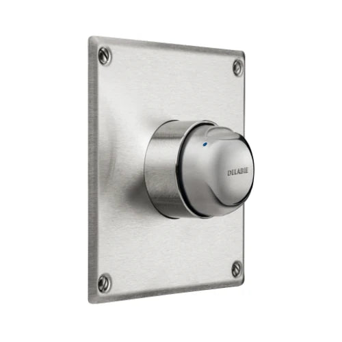 MELANGEUR DE DOUCHE DELABIE TEMPOMIX 160 - 160 MM ! carré modele a encastrer a/plaque - temporise