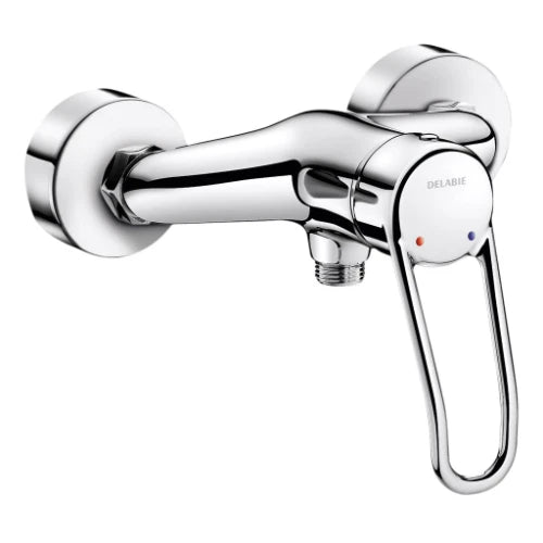DELABIE Mitigeur de douche EP, manette ajourée, raccords std