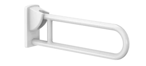 POIGNEE RELEVABLE DELABIE 650MM - 230MM ! 32 blanc nylon .