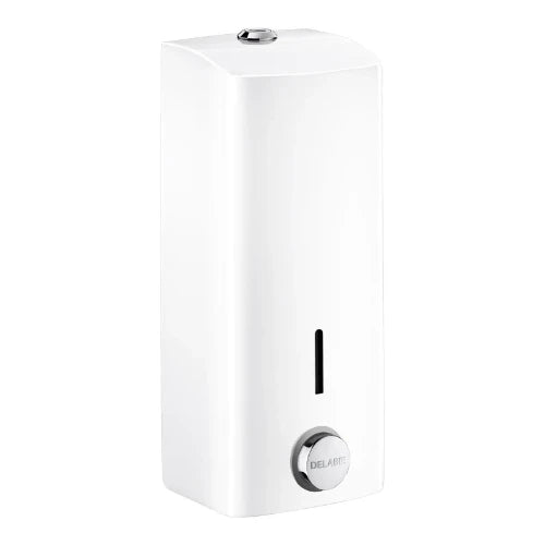 DELABIE verdeler vloeibare zeep 1 liter geepoxeerd 89x104x252 mm wit