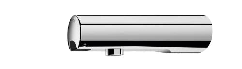 ROBINET DE LAVABO ELECTRONISCHE DELABIE TEMPOMATIC 4 1/2 chromé mural pile 6V,fermeture automatique, saille 125mm