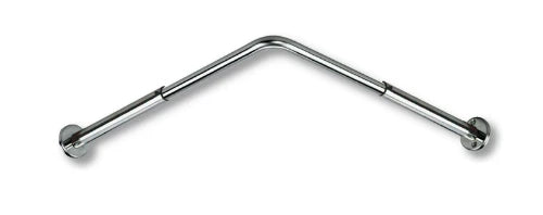 BARRE DE DOUCHE ANGULAIRE 70-90 - 20MM X 16MM inox inox 304 . porte rideaux d'angle réglable
