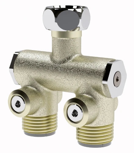 DELABIE Prémélangeur compact pr lavabo MF1/2", clapets antiretour