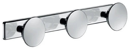 DELABIE Porte-vêtement 3 têtes Inox poli brillant et chromé