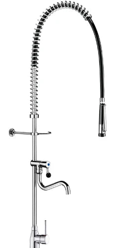 DELABIE Comb. prélvg noir av mitigeur + dchette 433010, rob. puisage