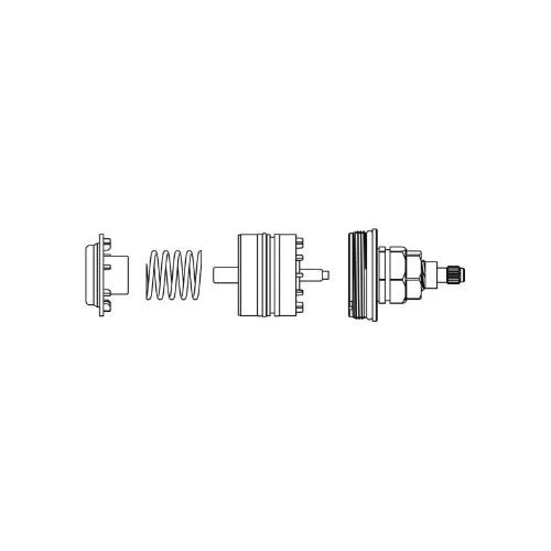 MECANISME INTERIEUR THERMOSTATIQUE DELABIE chromé . .