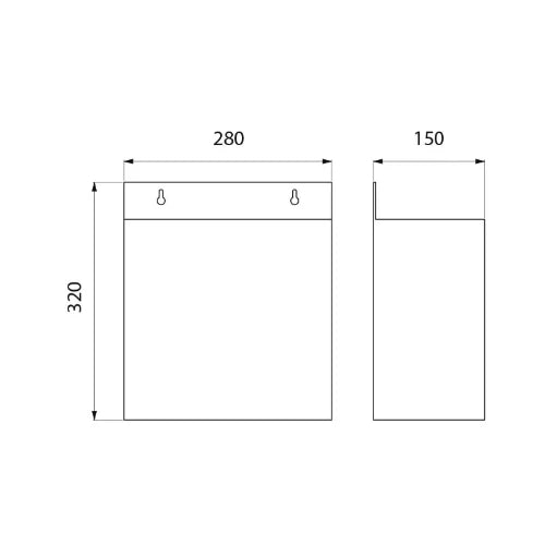 POUBELLE 13 L 280 - 150 o 320 ! inox . inox poli brillant sans couvercle
