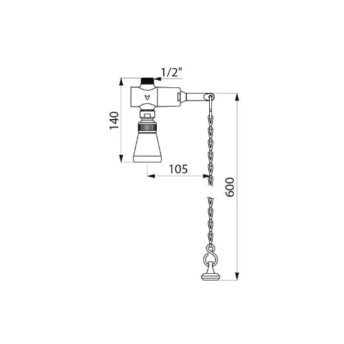 ROBINET TUB DE DOUCHE DELABIE TEMPOSTOP chromé , ,