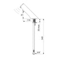 Delabie Tempomatic 1/2 robinet lavabo éléctronique avec détection des mains - pile 6V