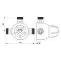 Delabie Premix 4/4 thermostat débit 90l/min