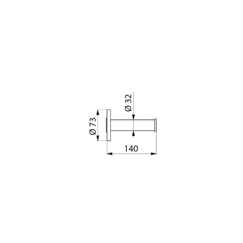 PORTE PAPIER RESERVE DELABIE 140 - 32 nylon . porte papier 1rl