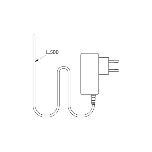 DELABIE Prise d'alim europ. 6V pr TEMPOMATIC 4 lavabo après fév 2016