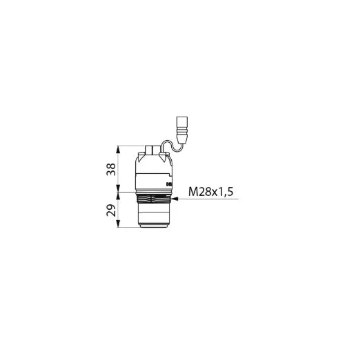 DELABIE Électrovanne 6V pour TEMPOMATIC 4 urinoir encastré