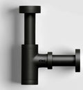 Clou Mini Suk siphon desing, noir mat, spécifique pour lave-mains
