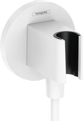 Hansgrohe Fixfit Porter S avec support douchette - blanc mat