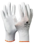 ProOne Nylon Polyurthane gants MT11 - Sensitive blanc - sans coutures couche de polyuréthane (prix par paire)
