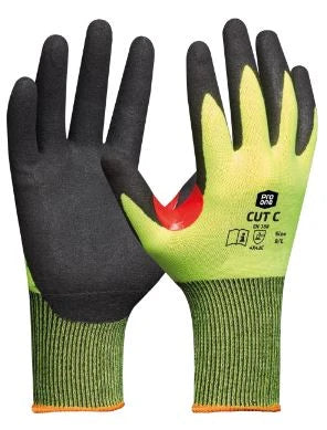 ProOne Nylon Nitril gants MT11 - coupe C jaune - sans coutures couche de nitrile (prix par paire)