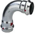 Viega Prestabo acier zingué coude 90° FF 22 x 22 mm