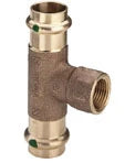 Viega Profipress té réduit avec filetage femelle FFF 22 x 3/4 F x 22 mm
