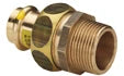 Viega Profipress Gaz raccord 3-pièces étanchéité conique MF 28 x 4/4 M