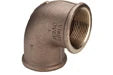 Viega bronze coude 90° FF 3/4 x 3/4