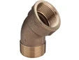 Viega bronze coude 45° MF 6/4 x 6/4