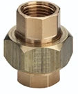 Viega bronze raccord 3-pièces droit joint plat FF 6/4 x 6/4
