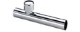 Viega chromé tube d'écoulement avec aérateur 32 x 300 mm - chromé