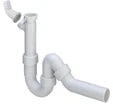 Viega PP siphon tubulaire simple avec WMA 6/4 x 40 mm - blanc