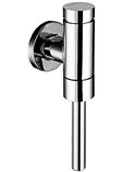 Schell Schellomat Basic robinet d'urinoir 1/2 - agréé Belgaqua - avec robinet d'arrêt - raccord extérieur - chromé