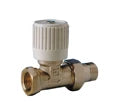 Begetube robinet radiateur manuel droit 1/2 x 1/2 - volant fixe