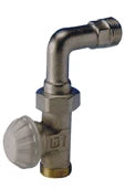 Begetube robinet radiateur thermostatisable droit avec coude 1/2 x M24