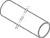 Geberit WSS PE tuyau 45 mm 1 M