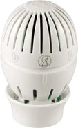 Giacomini tête thermostatique R470 - blanc - avec clip-clap fixation
