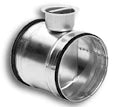 Sanutal Spiralit clapet de réglage manuel standard 160 x 160 mm - avec joint