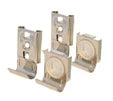 DBJ Standard fixations pour miroir (set 4 pcs) - chromé - prix par set de 4 pièces
