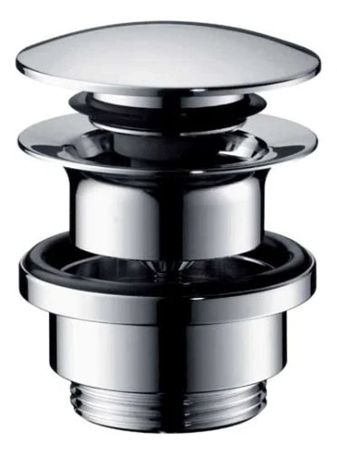 Hansgrohe vidage lavabo 5/4 chromé sans tirette push-open-commande click-clack